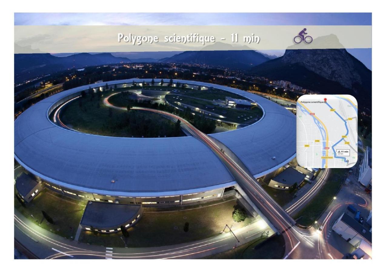Le 62 - Spacieux T2 Avec Jardin, Parking & Tramway Grenoble Bagian luar foto